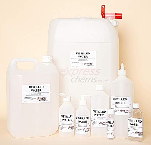 Express Chems DISTILLED WATER - 100% ULTRA PURE (500ml)