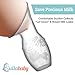 SILICONE MANUAL BREASTMILK PUMP – Bonus Dust Free Lid & Carrying Case | Eliminate Wasted Breastmilk | Hands-Free Breast Feeding | Effortless Suction Milk Saver | FDA Approved BPA Free |