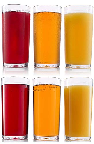 SET of 6 acrylic tumblers - 20 OZ acrylic glassware great use for acrylic wine glasses, or acrylic drinking glasses - Great gift idea - Thumbnail 4