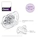 Philips AVENT BPA Free Translucent Orthodontic Infant Pacifier, 0-6 Months, Color May Vary, 2-Pack