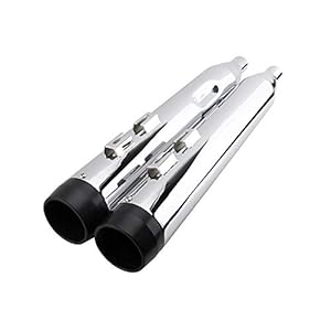 Klassieke Chrome Megafoon Instappers Uitlaatpijp Voor 1995-2016 Harley Touring Dresser Bagger, Road King,Electra Glide…