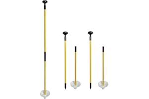 X·CELLENT Mini Golf Putting Green Flagstick for Yard Practice Set, Golf Pin Flagpole Set, Portable 2-Section Fiberglass Golf Flag Sticks,3 Feet