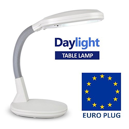 Minisun Lampada Potente A Led Da Tavolo 8w Regolabile Luce Del Giorno Per Scrivania Ecc