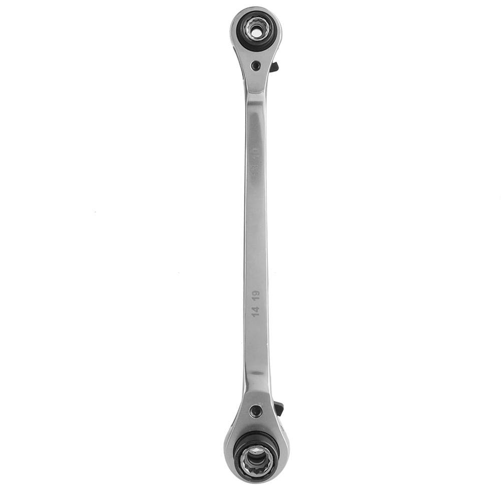 Aramox Socket Wrench Ratchet, 8-21mm Double-Headed Multifunction Ratchet Wrench 12 Teeth Sleeve Spanner