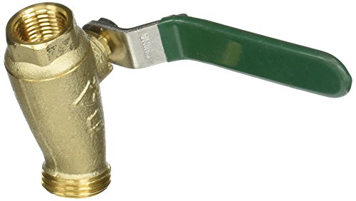 ARROWHEAD BRASS & PLUMBING 253BVLF 1/2" Female Iron Pipe x 3/4" Hose Thread, Ball Valve, Lead Free