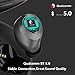 BALFER True Wireless Earbuds TWS Bluetooth Headphones in-Ear Stereo Bluetooth V5.0 Earphone Built-in High Definition Mic Rechargable Wireless Headphones with Charging Case (Black)