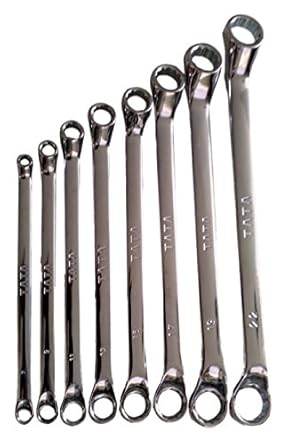 TATA AGRICO Spanner Set (Silver, SPR013, Pack of 8)