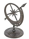 GSM Iron Armillary Sundial with Arrow