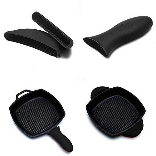 QELEG Silicone Handle Holder Silicone Assist Handle Sleeve Grip, Handle Cover (Black) - Thumbnail 6