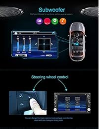 Navegación GPS universal doble DIN de 6.2 pulgadas para coche, reproductor  de DVD para coche, pantalla táctil estéreo Bluetooth