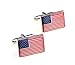 American Flag Cufflinks Flag of USA Cuff-links with Velvet Gift Box