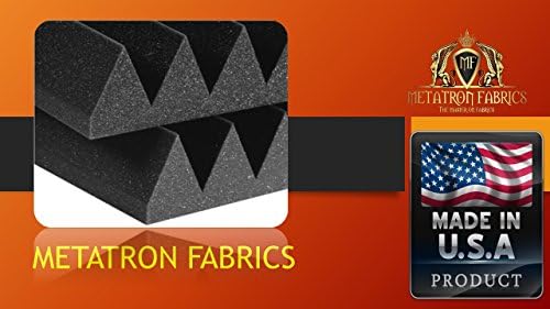 Metatron 48 Pack of (12 x 12 x 2)Inch Acoustical Wedge Foam Panel for Soundproofing Studio & Home Theater (Charcoal)