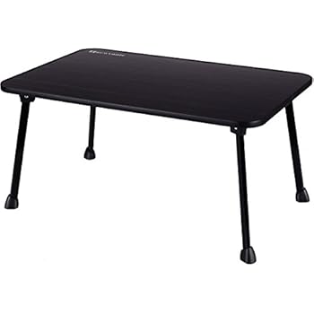Large Bed Tray NNEWVANTE Multifunction Laptop Desk Lap Desk Foldable Portable Standing Breakfast Reading Tray Holder for Couch Floor for Adults/Students/Kids (Gentleman Black)