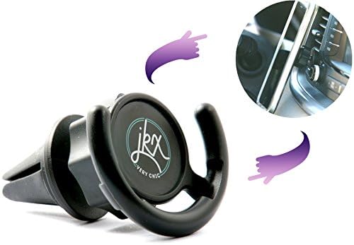 JKX Very Chic Car Mount for Pop Socket, Air Vent Case Holder, 360° Rotation Pop in Socket, Pop Clip Car Mount, Pop Out Stand for Cell Phone