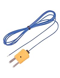 Reed Instruments sonda de cable termopar tipo K, Amarillo, 1