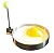 Fried Egg Ring / Pancake Round Ring Mold Breakfast Kitchen Tool set of Two