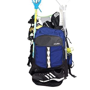 Athletico Lacrosse Bag – Extra Large Lacrosse Backpack – Holds All Lacrosse or Field Hockey Equipment – Two Stick…