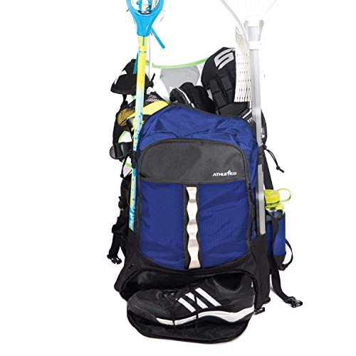 Athletico-Lacrosse-Bag-Extra-Large-Lacrosse-Backpack-Holds-All-Lacrosse-or-Field-Hockey-Equipment-Two-Stick-Holders-and-Separate-Cleats-Compartment