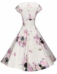 vestidos retro de los años 1950s con elásticos