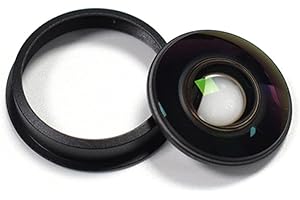 Jakoly [1 Pcs] Camera Lens Glass Replacement for Insta360 X3, 360° Lens Repair Part with Mounting Ring, Compatible with Insta