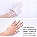 Mudder 6 Pairs Cotton Cosmetic Gloves Hand Spa Gloves for Moisturizing, White (L Size)