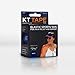 KT Tape, Original Cotton, Elastic Kinesiology Athletic Tape, 20 Count, 10” Precut Strips, Navy