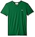 Lacoste Mens Legacy Short Sleeve V-Neck Pima Cotton Jersey T-Shirt, Rocket Green, XX-Large