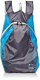 Lewis N Clark ElectroLight Multipurpose Packable Lightweight Travel Backpack, Charcoal/Bright Blue, One Size