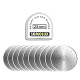 SOMOLUX 28mm Rotary Cutter Blades 10 Pack, Fits