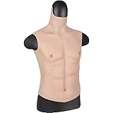Fake Musles Costume Male Chest Silicone Muscle Suit Adult Cosplay Masquerade Costume for Men