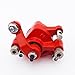 XLJOY Red Rear Disc Brake Caliper for Motovox MBX10 MBX11 Mini Bike Moto MM-B80