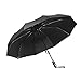 Auto Umbrella, YuGoo Automatic Open Close 10 Ribs 210T Waterproof Windproof Anti-UV Umbrella Canopy with Anti-Slip Handle - 47.3 Inches Black
