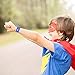 Sienon Superhero Slap Bracelets for Kids Party Favors-8 Pack Slap Bracelets-Superhero Prizes for Boys &Girls - Superhero Theme Party/Superhero Birthday Party/Christmas Halloween Party Favors Supplies