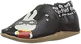 Robeez Boys' Superhero Buddies Loafer, Superhero Buddies Black, 12-18 Months M US Infant