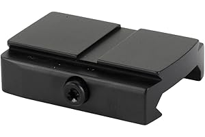 HOLOSUN 509 Adapter for Pick Rail, Low 1/3 Height, 6061 Aluminum, Anodized Finish, Includes Torx Head M3 Screws (509MNT-0-82-PIC)