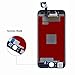 Qi-Eu LCD Display For iPhone 6S(Black) 4.7 inch Touch Screen Digitizer Replacement with 3D Touch Assembly, Repair Tools Kit and Instructions are Included
