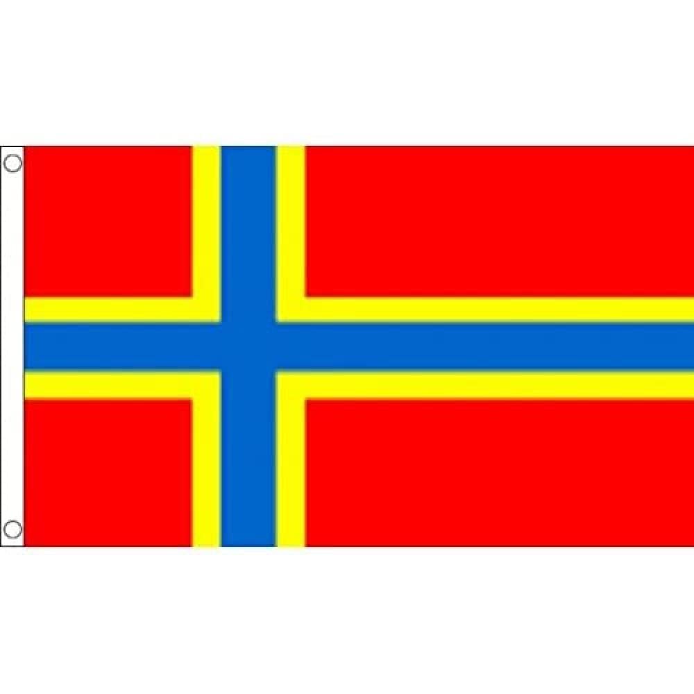AZ FLAG - Orkney Flag - 3x5 Ft - 100D Polyester Orkney Islands Banner with Two Metal Grommets - Fade Resistant - Vivid Colors - 3' x 5' Feet - 150x90 Cm