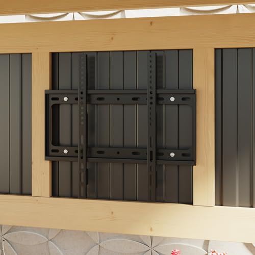 MOUMON 7FT Grill Gazebo Review: Outdoor Entertain Center with TV Mount & Dual Counters image 20