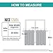 NICETOWN Small Kitchen Windows Curtains - Blackout Functional Thermal Insulated Window Treatment Curtains/Drapes, Home Decoration (Biscotti Beige, 2 Panels, 42W by 36L + 1.2 inches Header)