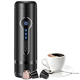 Aicok Portable Espresso Coffee Maker, 56W Electric Espresso Coffee Machine, BPA-Free, FDA ,with Home Adapter and Car Charger for Travelling, Camping and Outdoor Activities