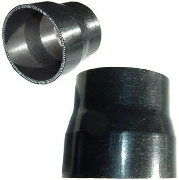 Silicone Reducer, 2.75" to 2.5" - Black