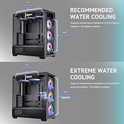 Antec Flux Wood, 5 x PWM Fans