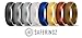 SafeRingz Silicone Wedding Ring, 6mm, Made in The USA, Men or Women, Size 4-13
