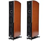 Polk Audio LSiM707 Floor Standing Speaker, 20Hz-40kHz Frequency Response, Pair, Mt. Vernon Cherry