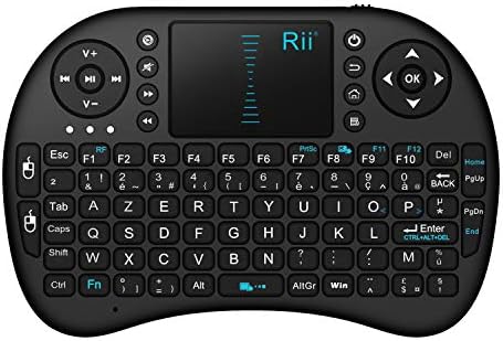 Rii Mini i8 Wireless (AZERTY) - Mini Clavier français, Ergonomique sans Fil avec Touchpad - Pour Smart TV, mini PC, HTPC, Console, Ordinateur - Bestbluetooth.fr Rii Mini i8 Wireless (AZERTY) - Mini Clavier français, Ergonomique sans Fil avec Touchpad - Pour Smart TV, mini PC, HTPC, Console, Ordinateur