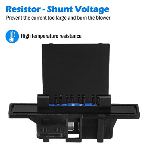 PartsSquare HVAC Blower Motor Resistor RU213 3A1153 RES13026 Replacement for NISSAN 200SX 1995-1998 Compatible with NISSAN FRONTIER 1998-2004 Compatible with NISSAN LUCINO 1996-2000 Blower Resistor