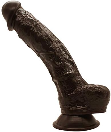9.9 Inch Massage Wand with Strong Suction Cup (Coffee)