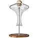 Classic Glass Wine Decanter with Wooden Ball Stopper and Decanter Dryer Stand. By Lily's Home