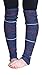 Lucky Love 80s Leg Warmers for Women with Wide Calf Multicolor Ladies 80s Outfit (Blue Small Stripe)