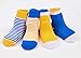 QandSweet Baby Boy Combed Cotton Socks Infant Ankle Sock for Newborn Toddlers Childrens (0-12M), 8 Colors